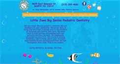 Desktop Screenshot of littlejawsbigsmiles.com